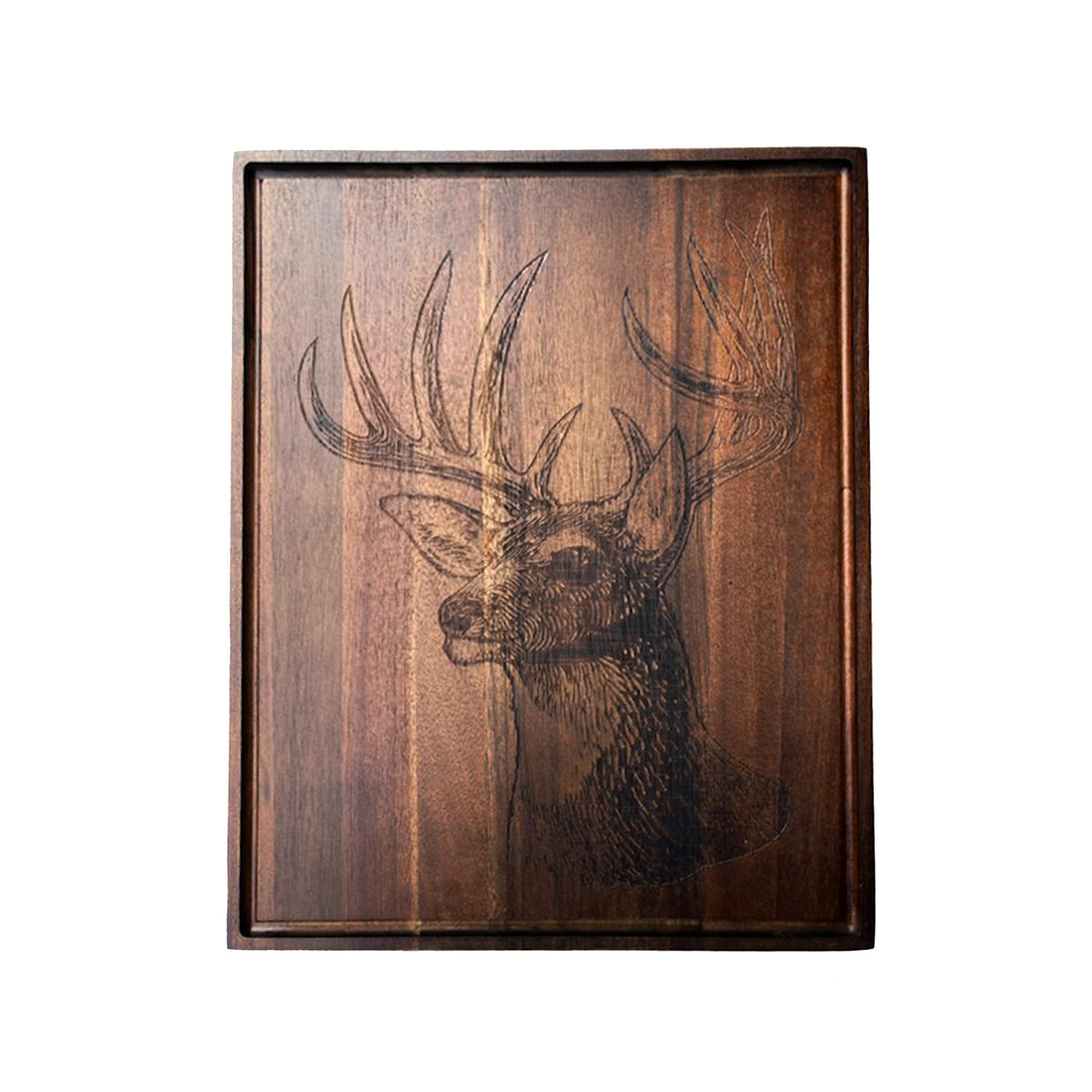 Deer Hunting Wood Serving Board - 14 x 18 Inch