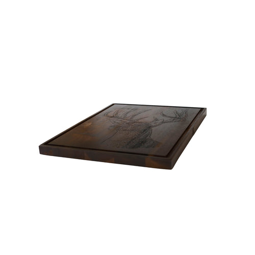 Deer Hunting Wood Serving Board - 14 x 18 Inch