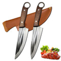 Hand Forged Full Tang Boning Knife — Butcher's Cleaver for Meat, Fish & BBQ