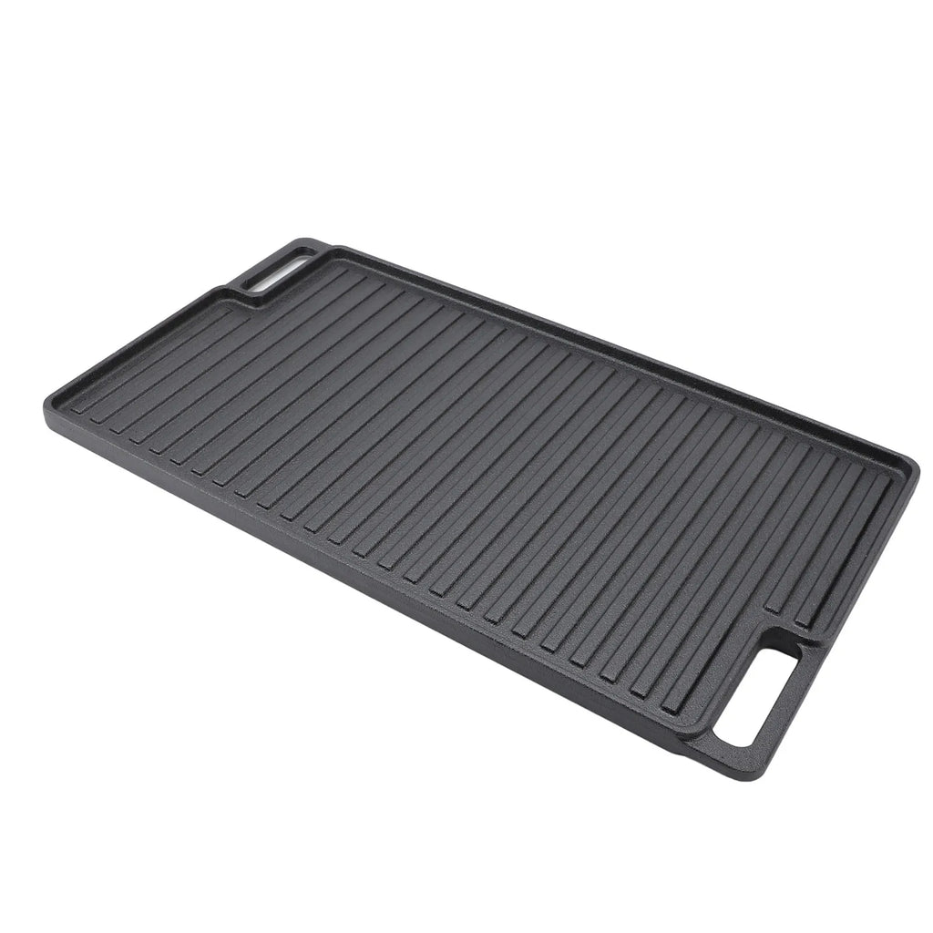 Cast Iron Reversible Grill Griddle - Pre-Seasoned