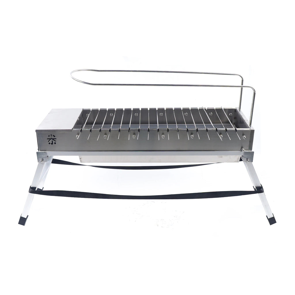 Automatic Charcoal BBQ Grill - 17 Rotating Skewers