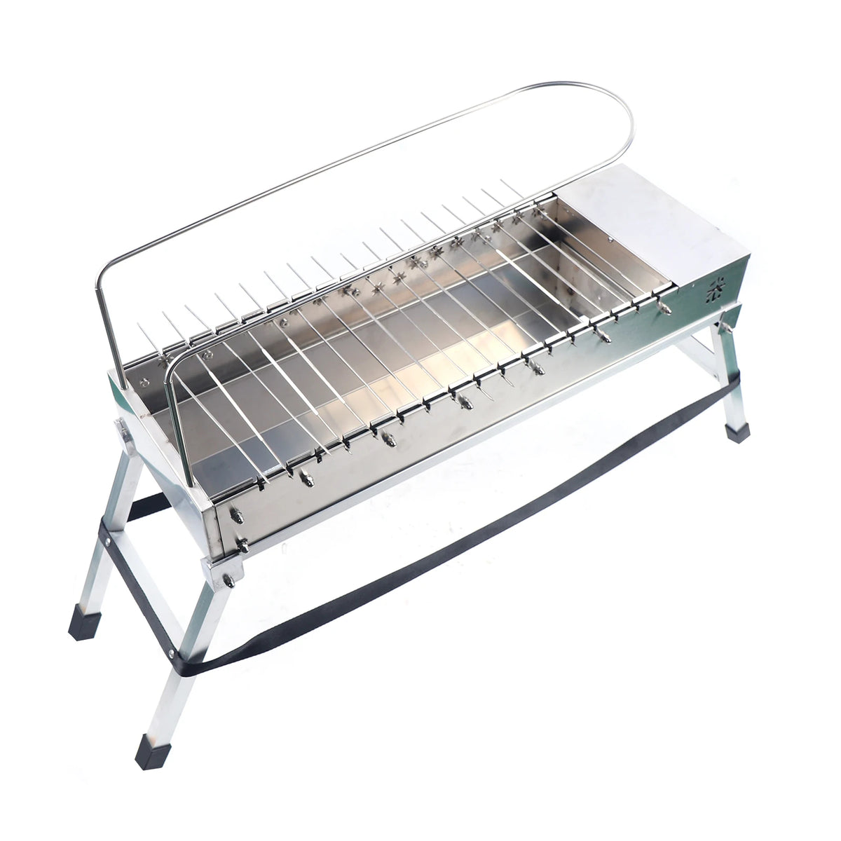 Automatic Charcoal BBQ Grill - 17 Rotating Skewers