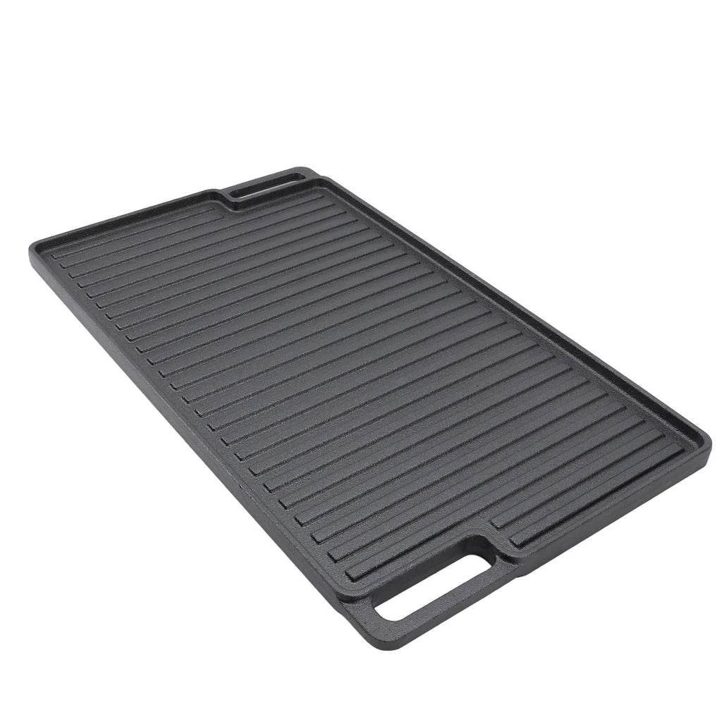 Cast Iron Reversible Grill Griddle - Pre-Seasoned
