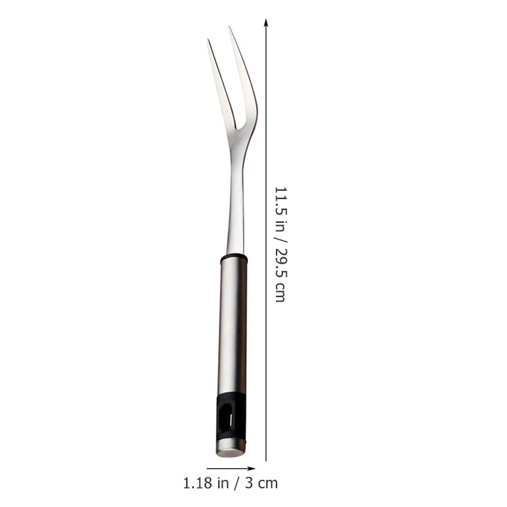 Stainless Steel BBQ Fork - Grilling & Roasting Tool