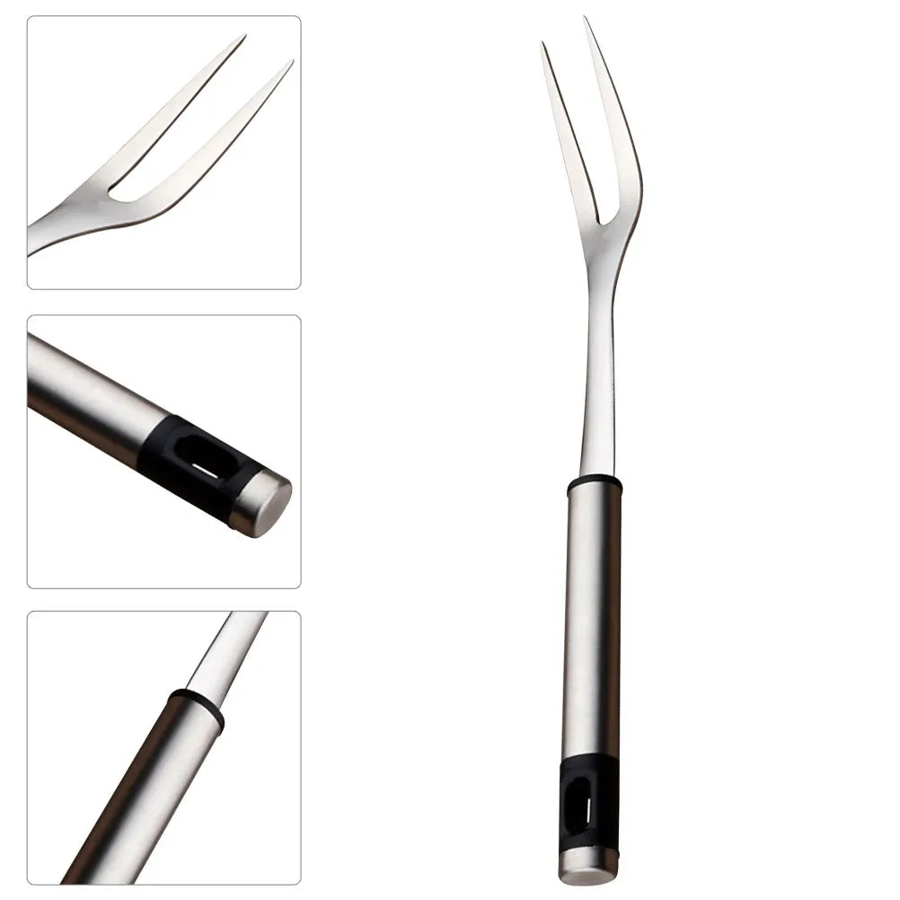 Stainless Steel BBQ Fork - Grilling & Roasting Tool